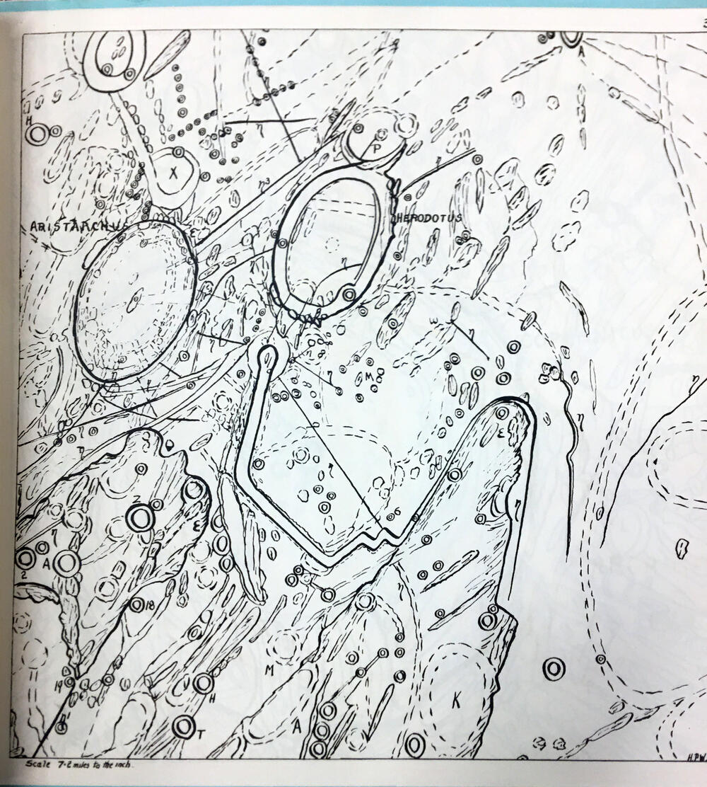 300 inch map of the Moon