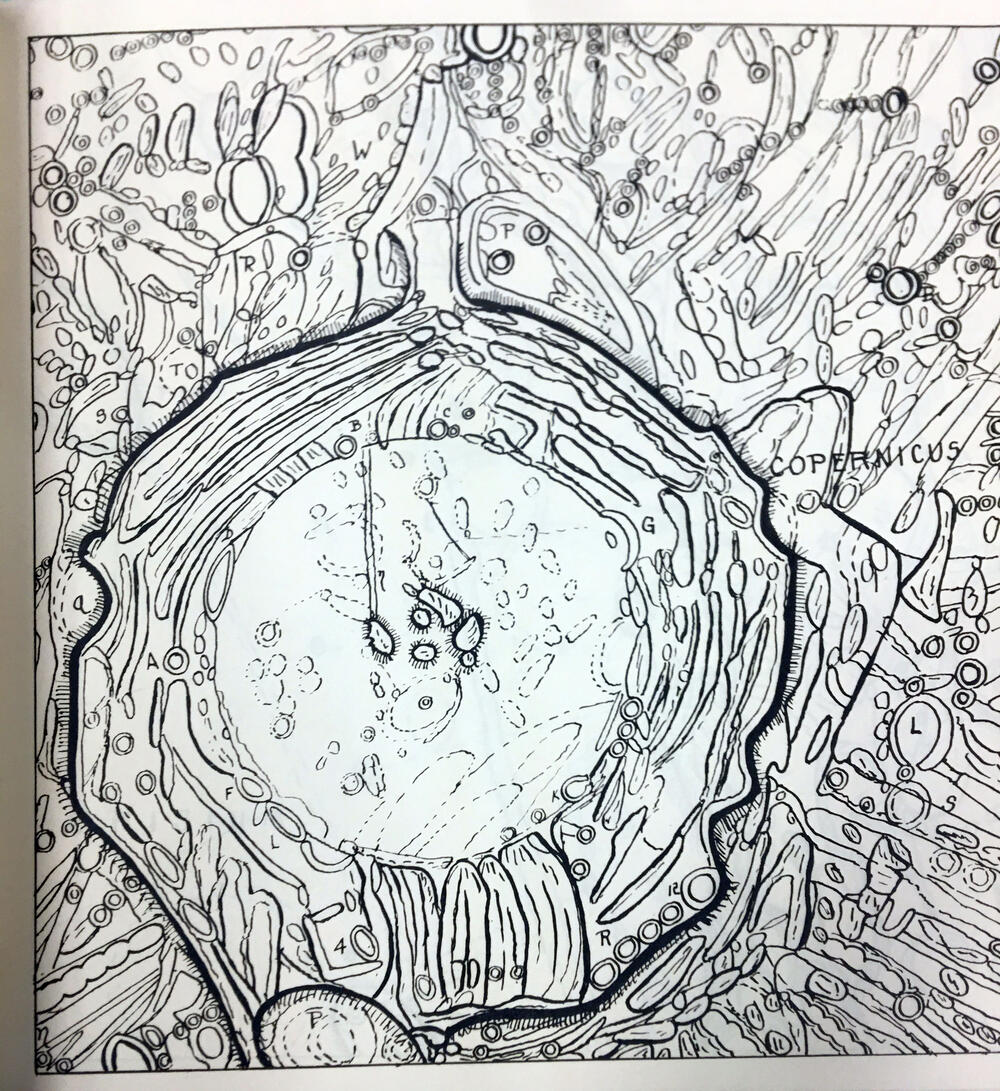 300 inch map of the Moon