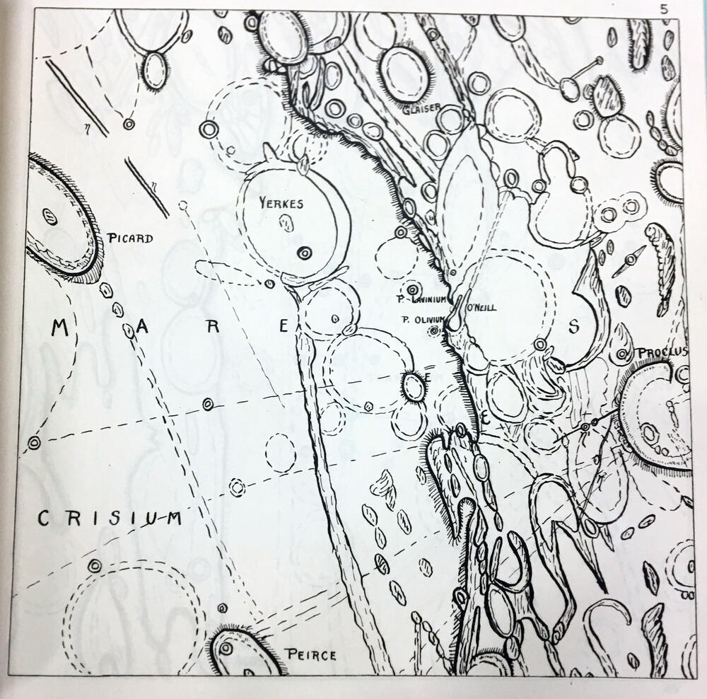 300 inch map of the Moon