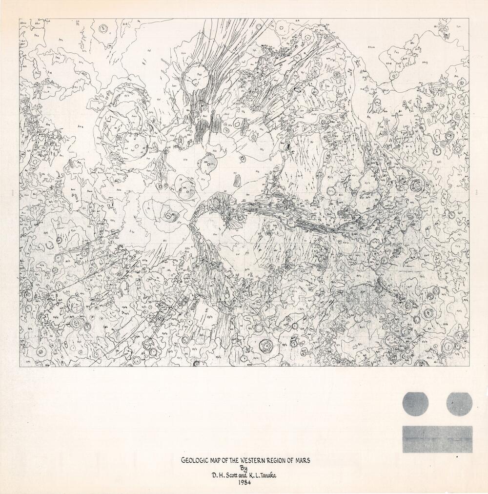 Geologic map of the Western Region of Mars