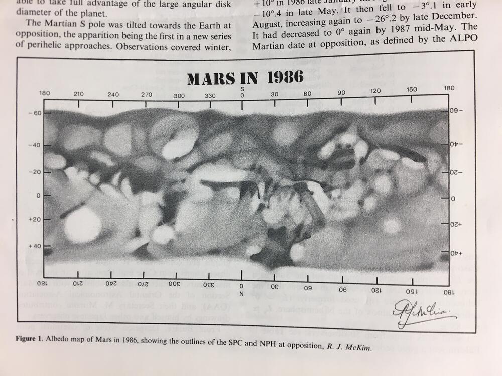 Mars in 1986