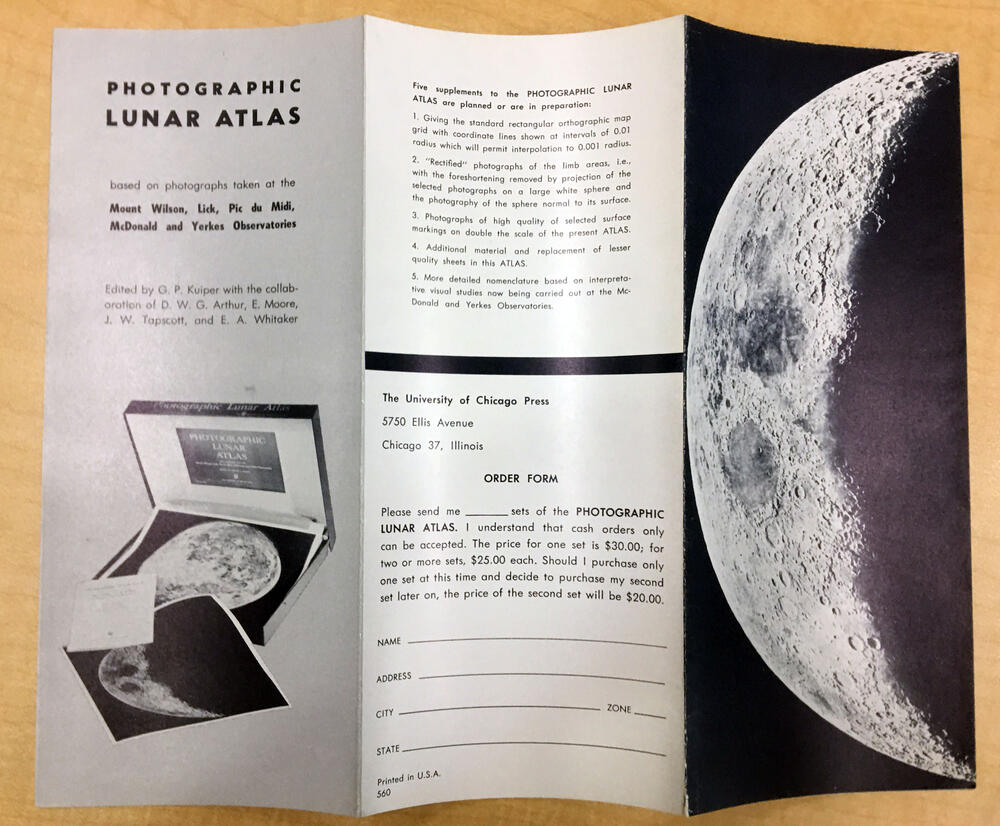 Photographic Lunar Atlas (PLA)