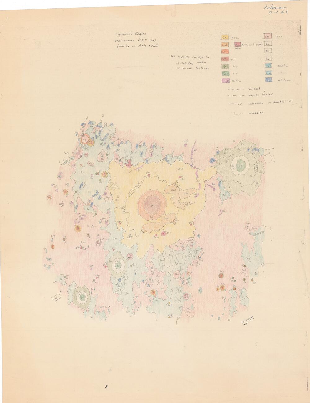 Copernicus Region Preliminary Draft Map (overlay on Photo #260)