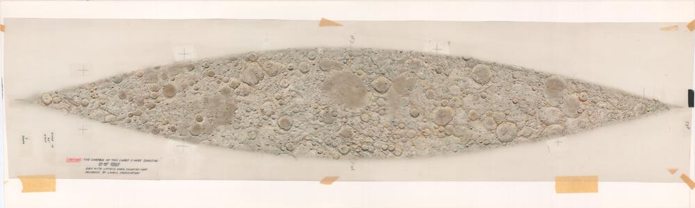 Original gores for the ACIC/Denoyer-Geppert Lunar globe