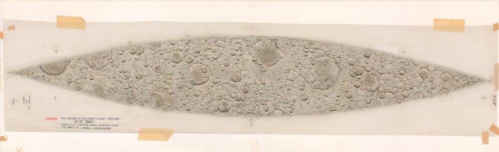 Original gores for the ACIC/Denoyer-Geppert Lunar globe