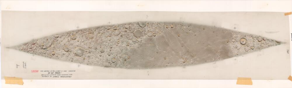 Original gores for the ACIC/Denoyer-Geppert Lunar globe