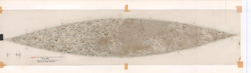Original gores for the ACIC/Denoyer-Geppert Lunar globe