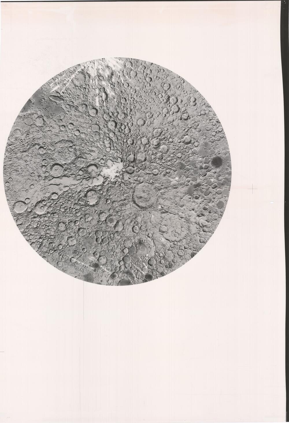 Moon South Pole relief