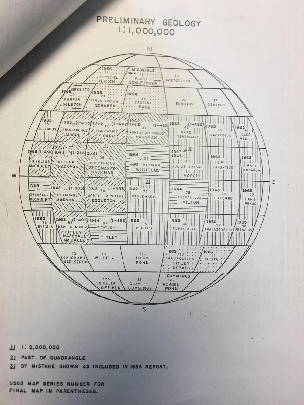 Preliminary geology 1:1000000