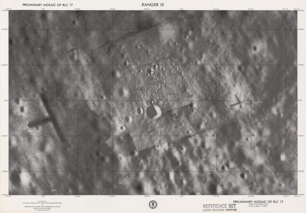 Ranger IX Preliminary Mosaic of RLC 17