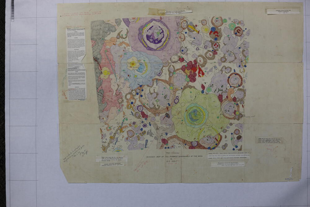 Geologic Map of the Purbach Quadrangle of the Moon