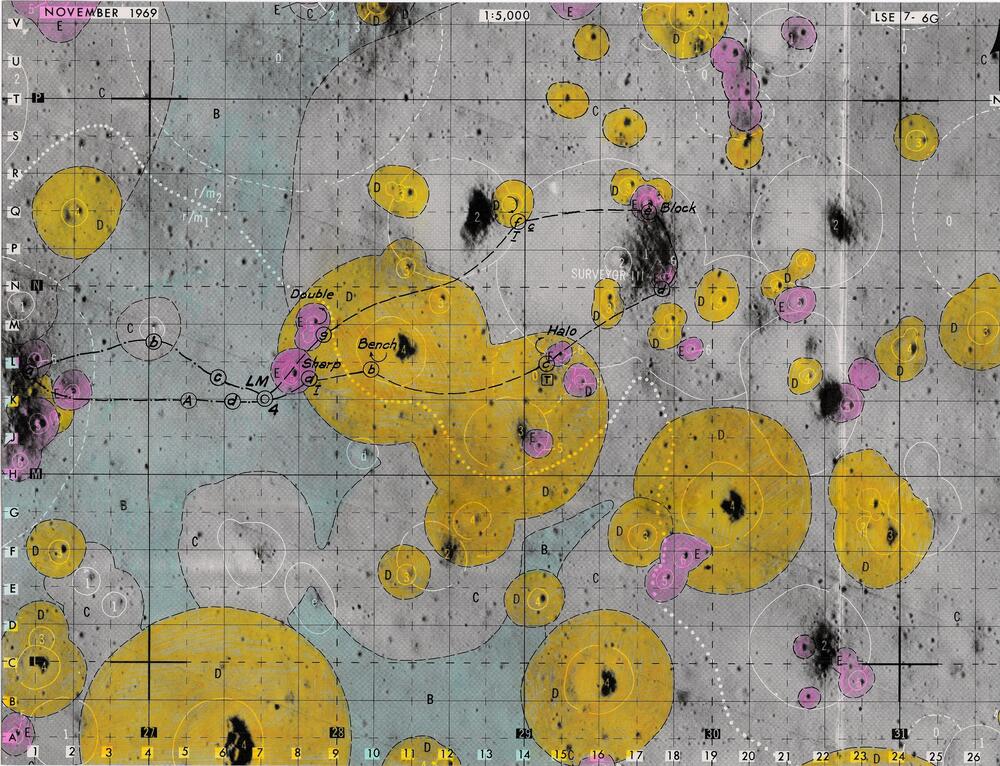 Lunar Surface Exploration Map Data Package Apollo Landing Site 7