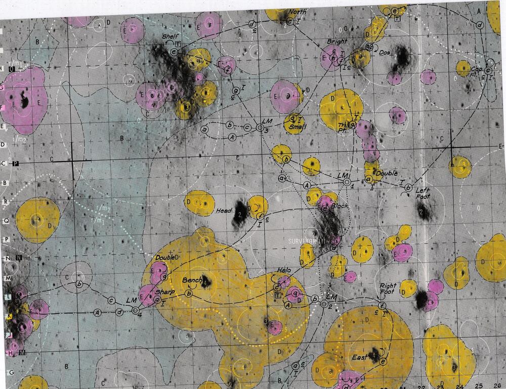 Lunar Surface Exploration Map Data Package Apollo Landing Site 7