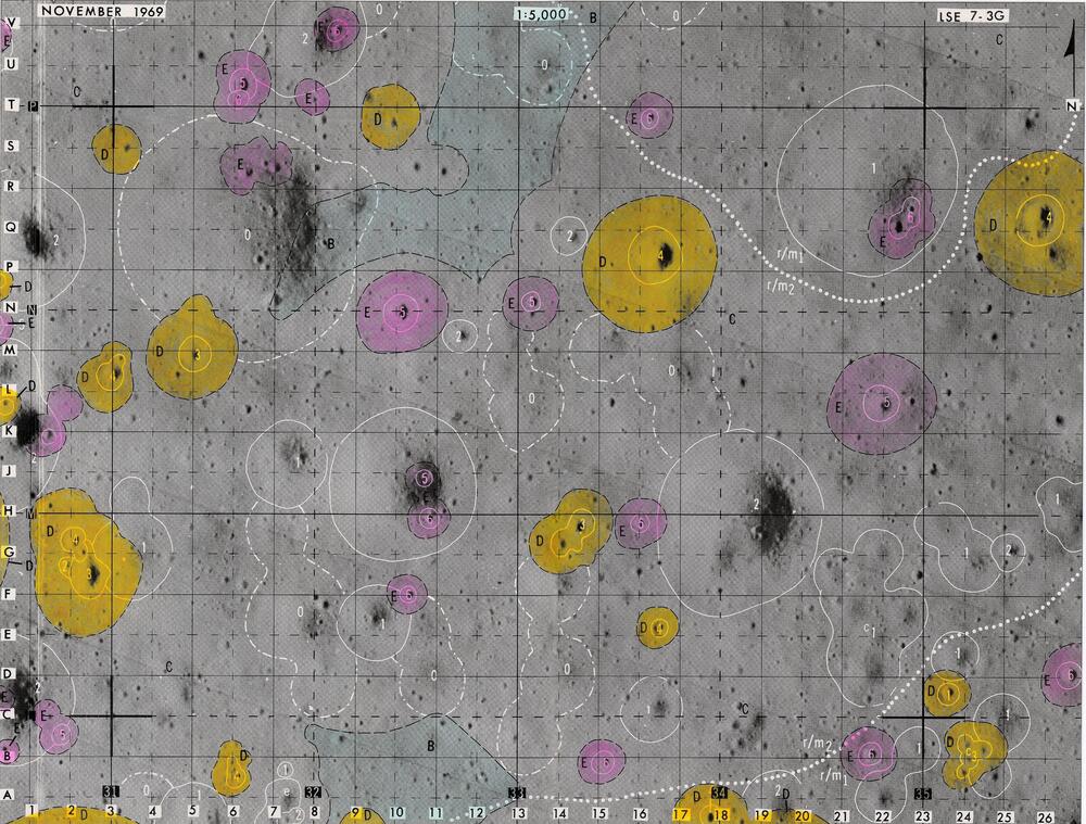 Lunar Surface Exploration Map Data Package Apollo Landing Site 7