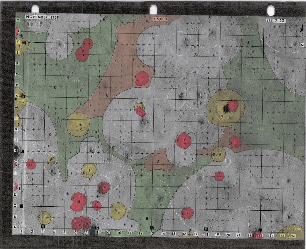 Lunar Surface Exploration Map Data Package Apollo Landing Site 7