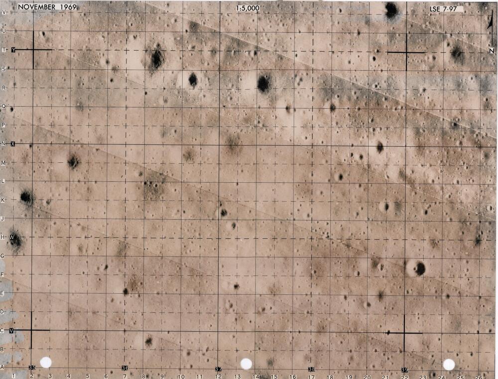 Lunar Surface Exploration Map Data Package Apollo Landing Site 7