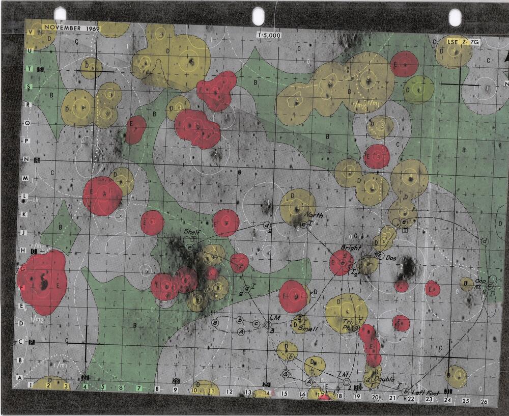 Lunar Surface Exploration Map Data Package Apollo Landing Site 7
