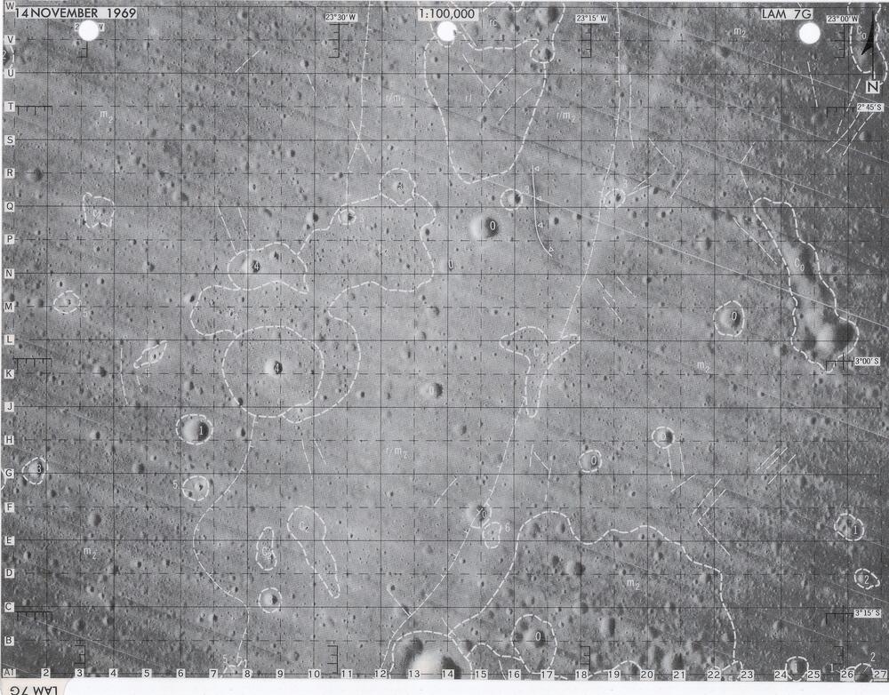 Lunar Surface Exploration Map Data Package Apollo Landing Site 7