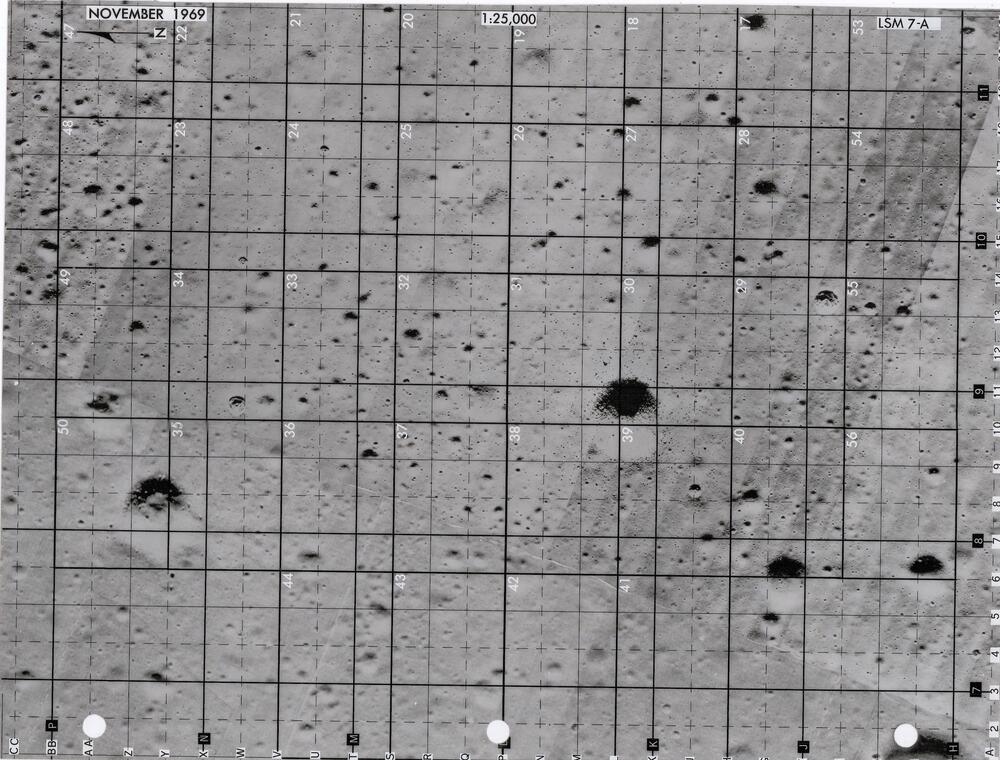 Lunar Surface Exploration Map Data Package Apollo Landing Site 7