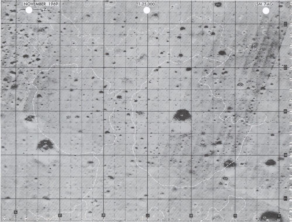 Lunar Surface Exploration Map Data Package Apollo Landing Site 7