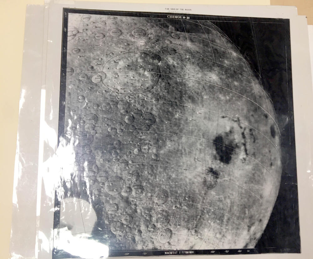 Far side of the Moon (Zond-3 photographs)