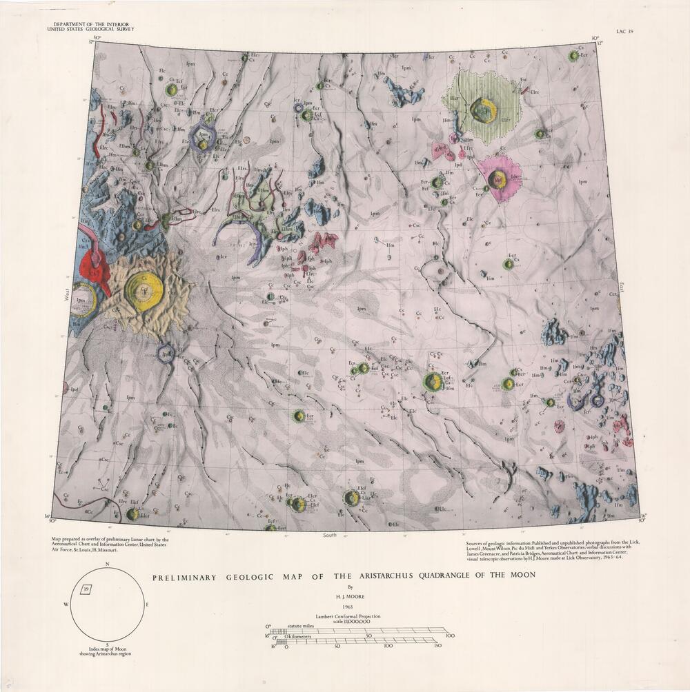 Preliminary Geologic Map of the Aristarchus Region of the Moon