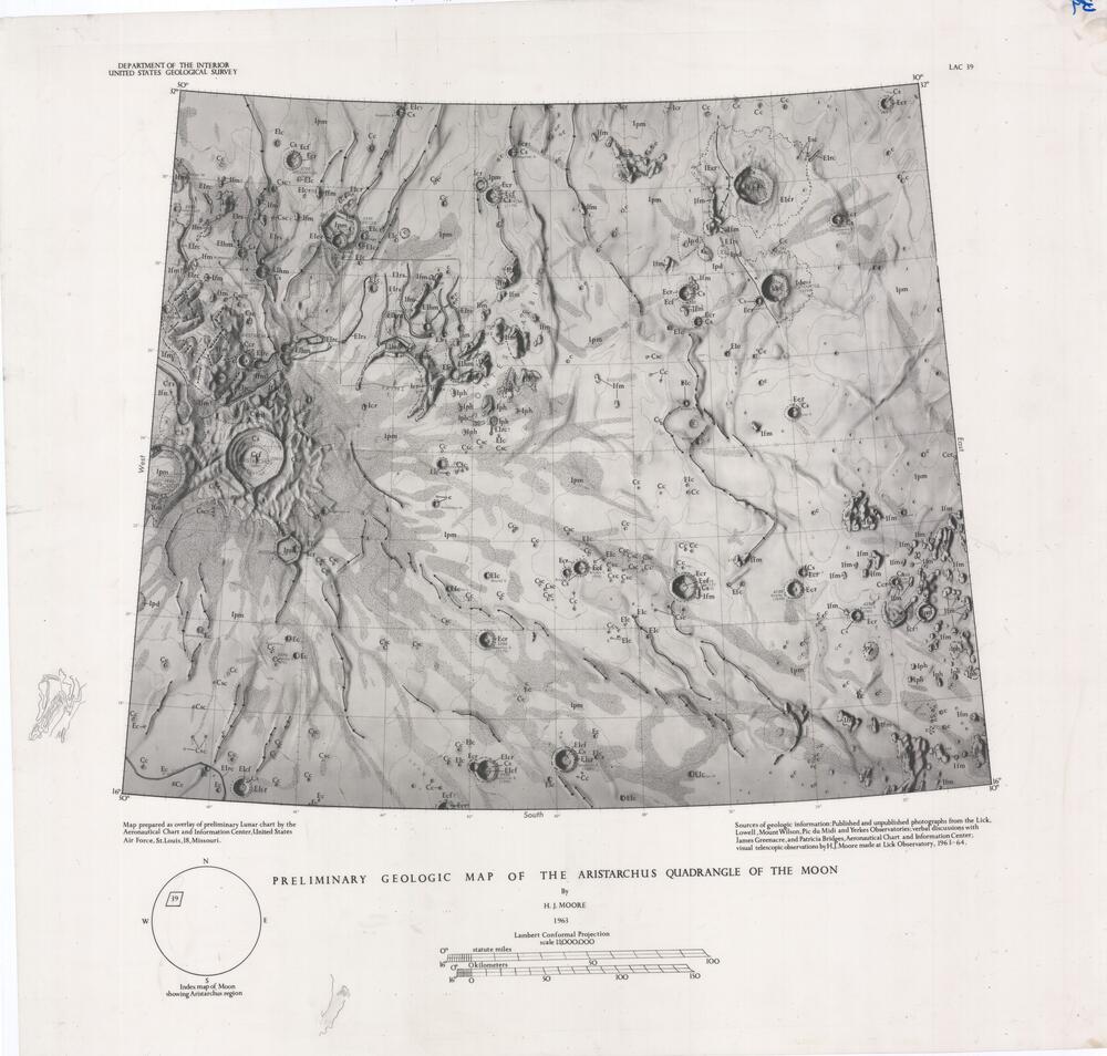 Preliminary Geologic Map of the Aristarchus Region of the Moon