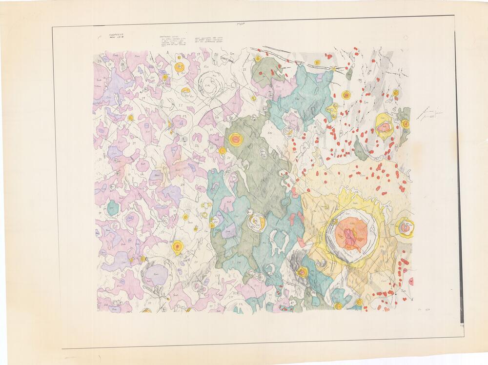 Preliminary geologic map of the Theophilus Quadrangle of the Moon