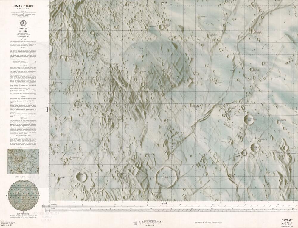Lunar Chart - Gambart