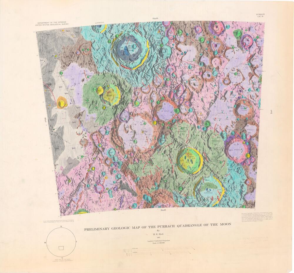 Preliminary Geologic Map of the Macrobius Quadrangle of the Moon