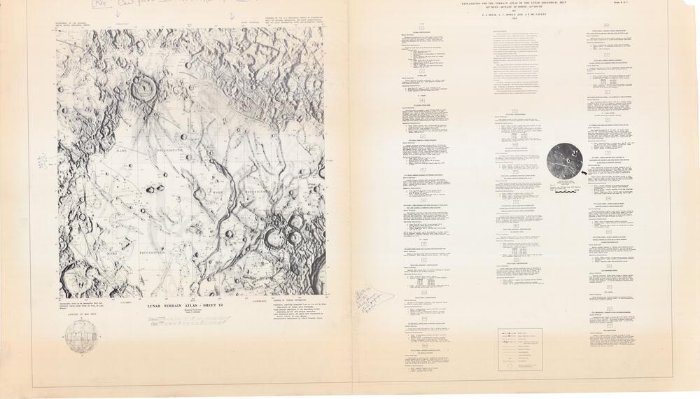 Lunar Terrain Atlas - Sheet VI