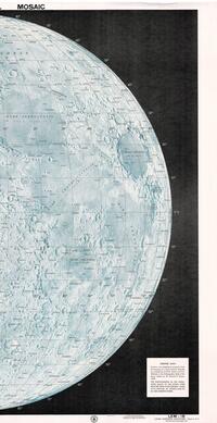 USAF Lunar Wall Mosaic (2/2) Lunar earthside hemisphere
