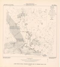 Lunar Roving Vehicle Traverse Navigation Map of Apennine-Hadley Site