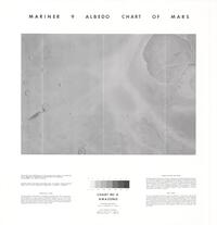 Mariner 9 Albedo Chart of Mars - Chart MC 8 Amazonis