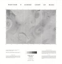 Mariner 9 Albedo Chart of Mars - Chart MC 9 Tharsis