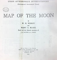 Named Lunar Formations, vol II (Atlas of the Moon, Map of the Moon)