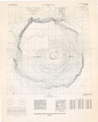 Topographic Contour Map of Olympus Mons of Mars