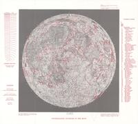 Physiographic Divisions of the Moon - map supplement to: Hackman RJ, Photointerpretation of the Lunar Surface, 27th Annual Meeting of the Society, Shoreham Hotel Washington DC 1961 March 19-22. ; Photogrammetric Engineering