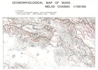 Geomorphological map of Mars: Melas Chasma