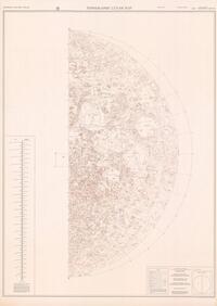 Topographic Lunar Map - Preliminary Printing - Edition 1-AMS - Sheet 1