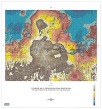 Topographic map of the Western Equatorial region of Mars (with special emphasis on the elevations from 0 to 5 km above-datum)