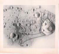 Apollo 11 landing site shaded relief base