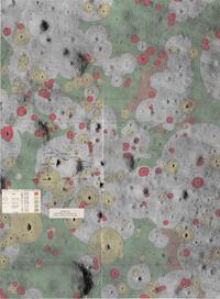Apollo XII preliminary traverse map, lunar geology experiment