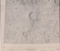 USAF Lunar Planning Chart, Copernicus Crater, Sinus Aestuum Region, Luna