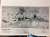 Martian Albedo Features and Topography (contour added)