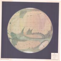 Pictorial Representation of Mars, Centered on 0 longitude