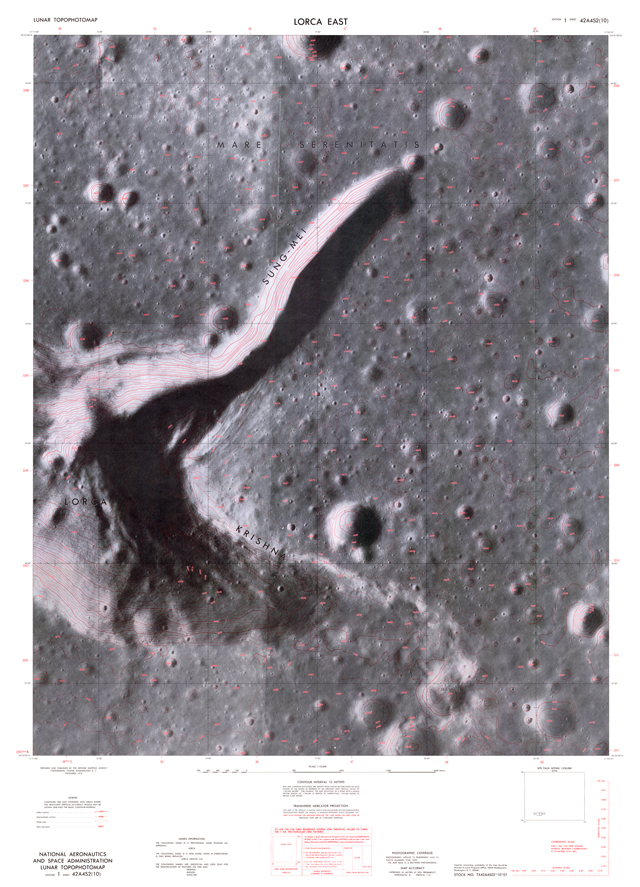 Lunar Photomap - Lorca East
