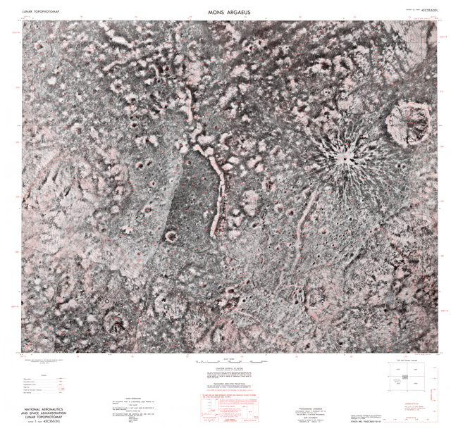 Lunar Topophotomap - Mons Argaeus