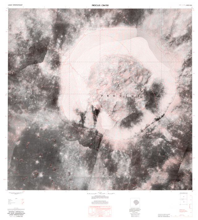 Lunar Photomap - Proclus Crater