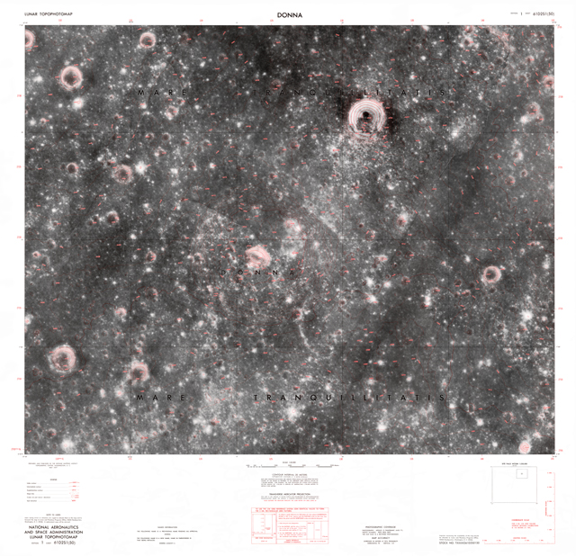 Lunar Topophotomap - Donna
